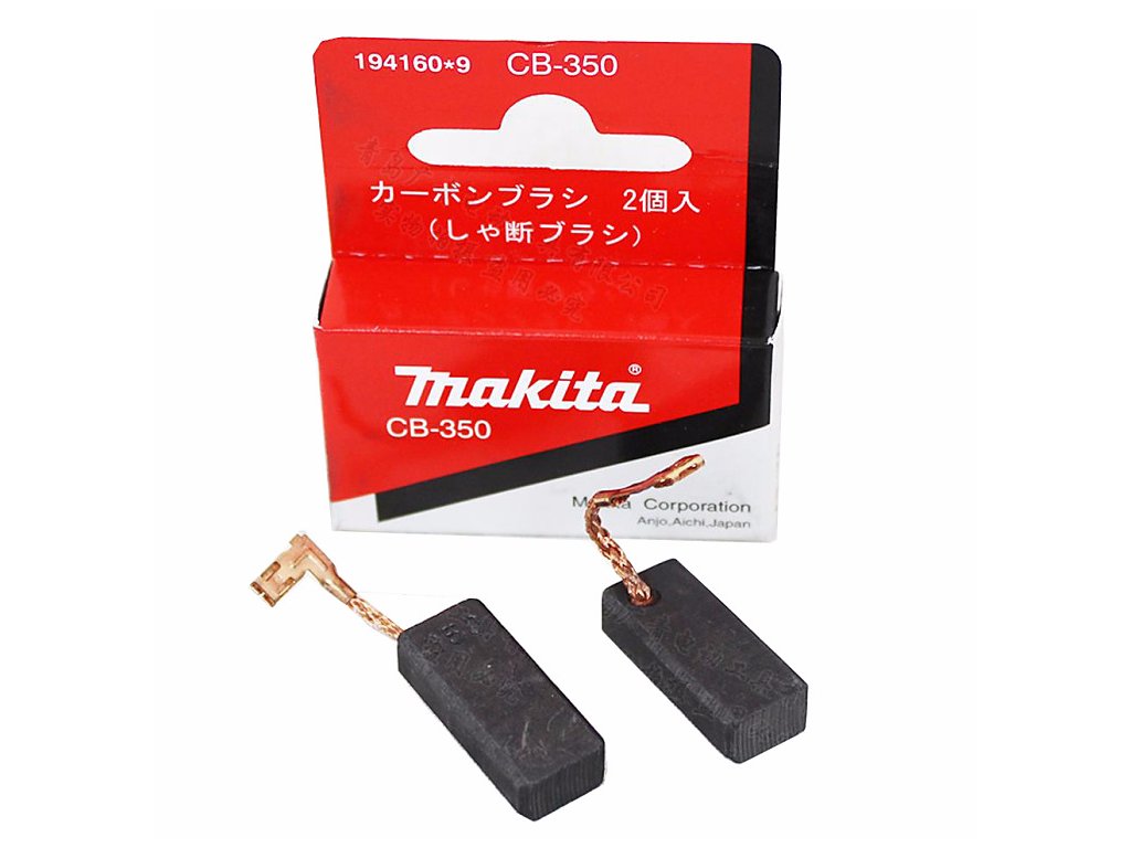 ND MAKITA Uhlíky CB-350, HK1820, HK1820L, HM0870C, HM0871C, HR3200C, HR3210C, HR3210FCT, HR3530, HR3540C, HR3541FC, HR4001C, HR4002, HR4003C, HR4010C, HR4011C, HR4013C, 194160-9, 195004-6 (62b)